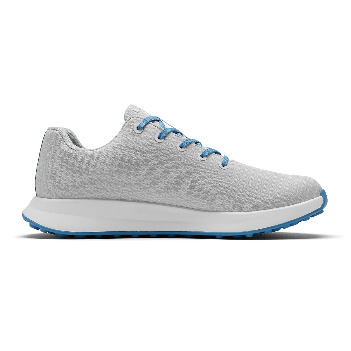 Light Gray Pacific Coast Golf Ripstop Shoe Medial Angle.