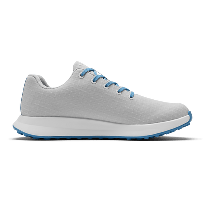 Light Gray Pacific Coast Golf Ripstop Shoe Medial Angle.