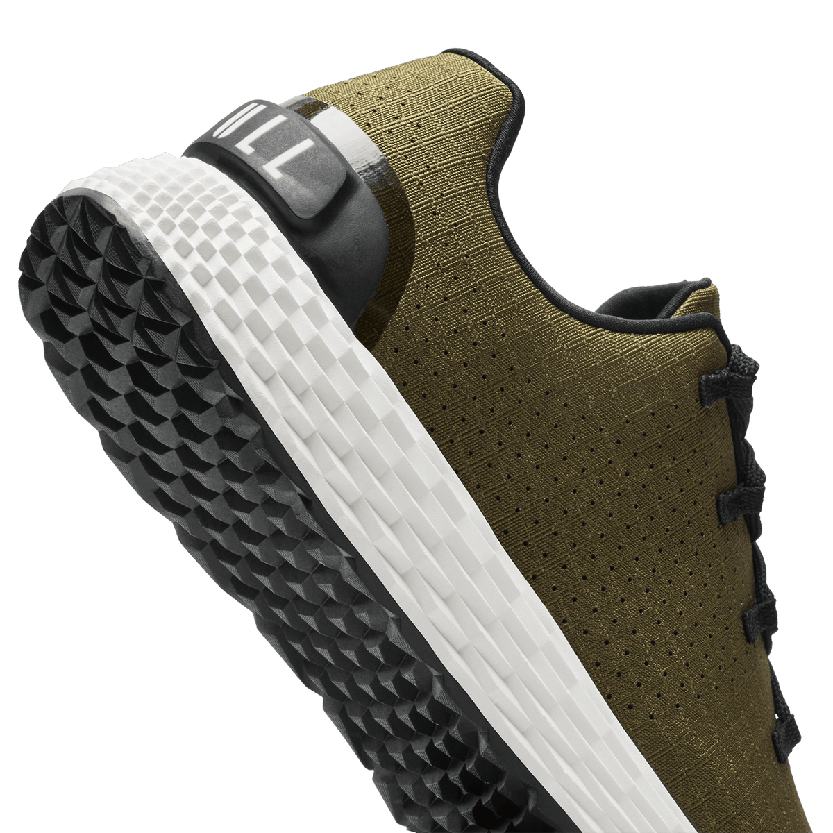 Tactical Green Allday 365 Shoe Detail Angle.