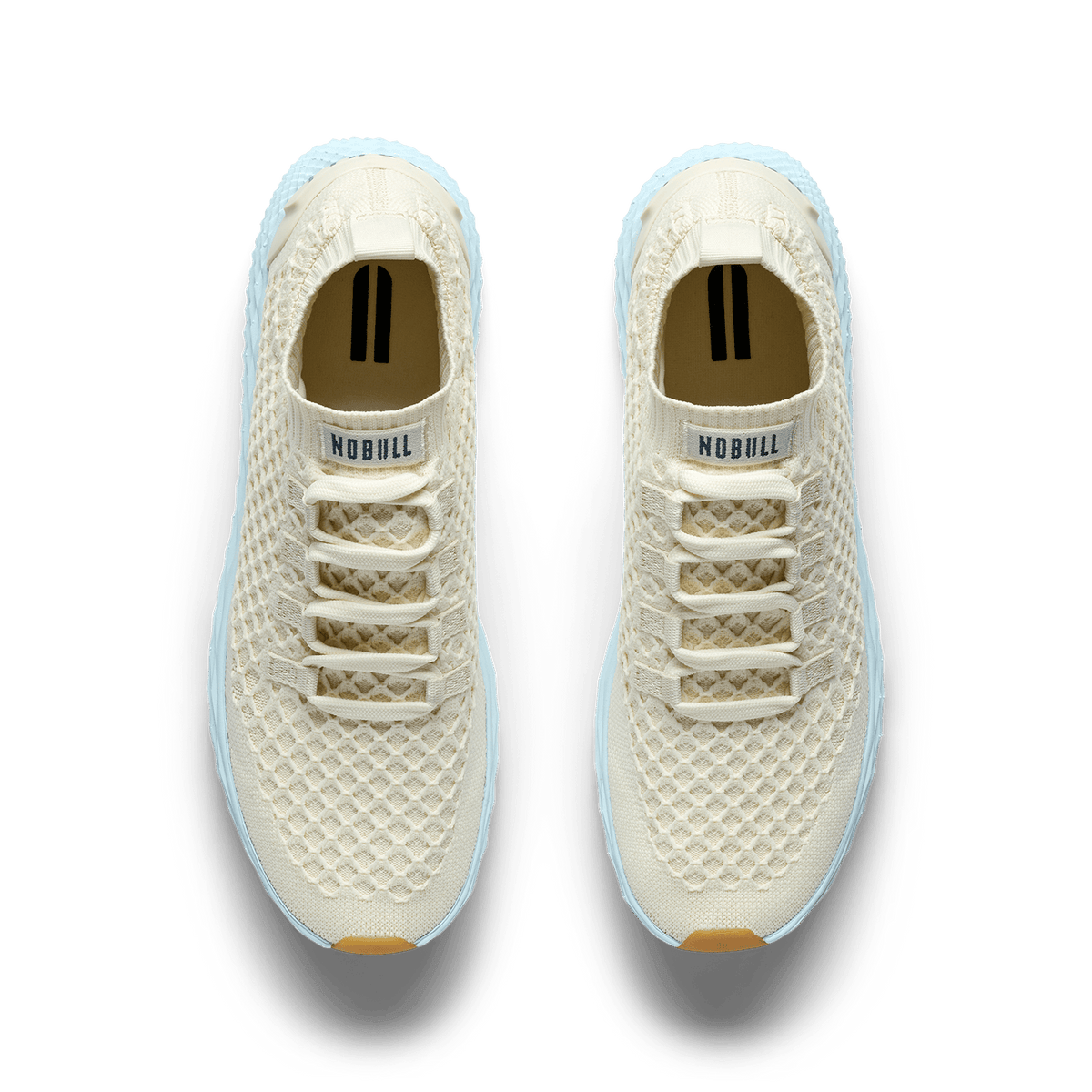 Mineral White Ice Water Allday Knit Shoe Overhead Angle.