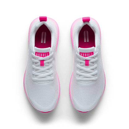 White Pink Glo Drive 2 Shoe Overhead Angle.