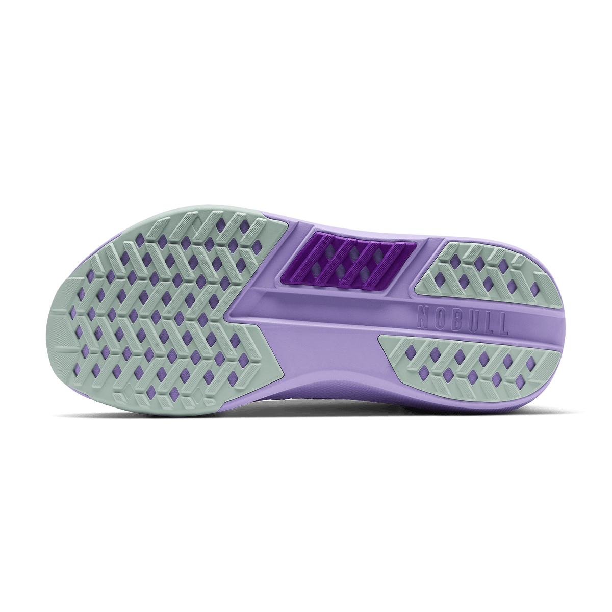 Light Gray Purple Rose Journey 2 Shoe Bottom Angle.