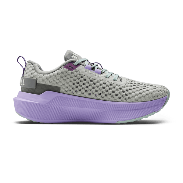 Light Gray Purple Rose Journey 2 Shoe Medial Angle.