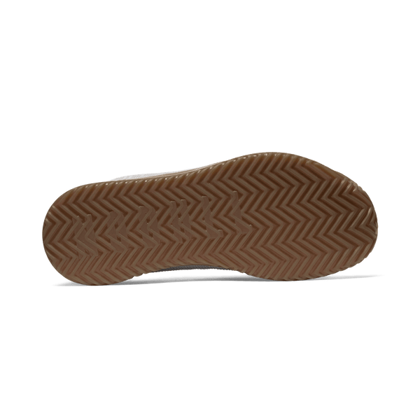 Light Grey Outwork Edge Shoe Bottom Angle.