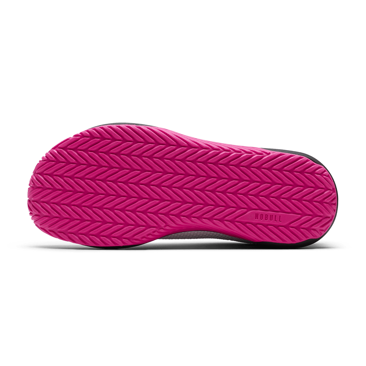 Classic White Pink Glo Outwork Flex Shoe Bottom Angle.