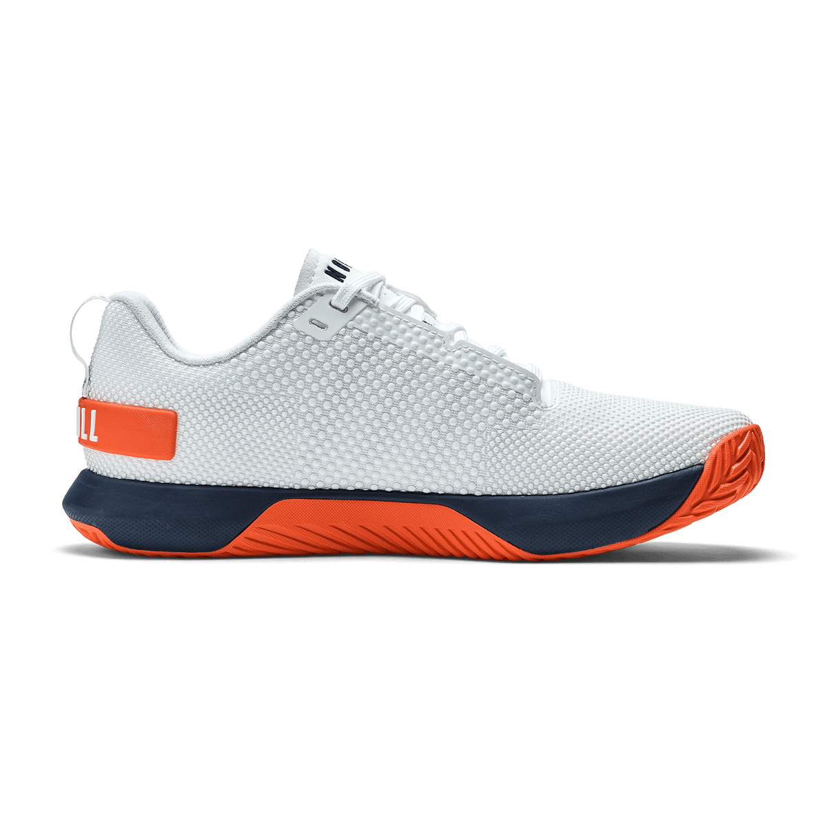 Classic White Cayenne Outwork Flex Shoe Medial Angle.